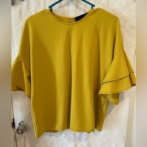 Lovely spring color blouse with bell sleeves